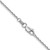 Image of 18" 10K White Gold 1.3mm Diamond-cut Cable Chain Necklace