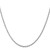 Image of 18" 10K White Gold 2.25mm Diamond-cut Quadruple Rope Chain Necklace