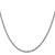 Image of 18" 10K White Gold 2.25mm Diamond-cut Rope Chain Necklace
