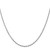 Image of 18" 10K White Gold 2mm Diamond-cut Quadruple Rope Chain Necklace