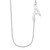 Image of 18" 10K White Gold Personalized Small Offset Initial Necklace