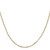 Image of 18" 10K Yellow Gold 1.25mm Flat Figaro Pendant Chain Necklace
