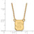 Image of 18" 10K Yellow Gold North Carolina State University Necklace LogoArt 1Y015NCS-18 Image of 18" 10K Yellow Gold North Carolina State University Necklace LogoArt 1Y015NCS-18