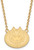 Image of 18" 10K Yellow Gold St. Cloud State Large Pendant w/ Necklace by LogoArt