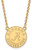 Image of 18" 10K Yellow Gold University of Alabama Large Pendant Necklace LogoArt 1Y055UAL-18