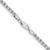 Image of 18" 14K White Gold 3.6mm Semi-Solid Round Box Chain Necklace