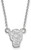 Image of 18" 14K White Gold North Carolina State University Pendant Necklace LogoArt 4W056 Image of 18" 14K White Gold North Carolina State University Pendant Necklace LogoArt 4W056
