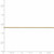 Image of 18" 14K Yellow Gold 0.8mm Loose Rope Chain Necklace