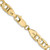 Image of 18" 14K Yellow Gold 5.25mm Concave Anchor Chain Necklace