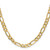 Image of 18" 14K Yellow Gold 6.25mm Flat Figaro Chain Necklace