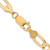 Image of 18" 14K Yellow Gold 6mm Concave Open Figaro Chain Necklace