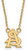 Image of 18" 14K Yellow Gold Arizona State University Small Pendant w/ Necklace by LogoArt