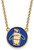 Image of 18" Gold Plated 925 Silver Theta Phi Alpha Sm Pendant Necklace LogoArt GP043TPA-18