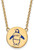 Image of 18" Gold Plated 925 Silver Theta Phi Alpha Sm Pendant Necklace LogoArt GP045TPA-18