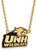 18" Gold Plated 925 Silver U of New Hampshire Large Enamel Pendant w/Neck by LogoArt