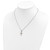 18 inch Landstroms Mt Rushmore Black Hills Sterling Silver & 12K Gold Cross Necklace QBH158-18