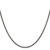 Image of 18" Stainless Steel 2.7mm Oxidized Cable Chain Necklace