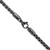 18 inch Stainless Steel Antiqued and Polished 3.9mm Rounded Box Chain Necklace