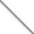 Image of 18" Stainless Steel Polished 1.2mm Box Chain Necklace