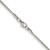 Image of 18" Stainless Steel Polished 2.2mm Rounded Box Chain Necklace