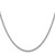Image of 18" Stainless Steel Polished 2.4mm Rope Chain Necklace Image of 18" Stainless Steel Polished 2.4mm Rope Chain Necklace