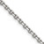 Image of 18" Stainless Steel Polished 3.4mm Cable Chain Necklace