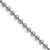 18" Stainless Steel Polished 3mm Ball Chain Necklace