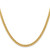 Image of 18" Stainless Steel Polished Yellow IP-plated 4mm Curb Chain Necklace