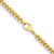 Image of 18" Stainless Steel Polished Yellow IP-plated 4mm Curb Chain Necklace