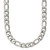 18 inch Stainless Steel Satin 6.5mm Figaro Chain Necklace