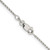 Image of 18" Sterling Silver 1.25mm Twisted Box Chain Necklace
