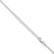 Image of 18" Sterling Silver 1.2mm Snake Chain Necklace w/2in ext.