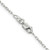 Image of 18" Sterling Silver 1.3mm Elongated Box Chain Necklace