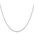 Image of 18" Sterling Silver 1.4mm Diamond-cut Forzantina Cable Chain Necklace