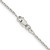 Image of 18" Sterling Silver 1.5mm Beveled Oval Cable Chain Necklace