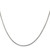 Image of 18" Sterling Silver 1.5mm Diamond-cut Flat Snake Chain Necklace
