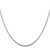 Image of 18" Sterling Silver 1.75mm Box Chain Necklace w/2in ext.