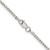 Image of 18" Sterling Silver 1.7mm 8 Sided Diamond-cut Box Chain Necklace