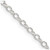 Image of 18" Sterling Silver 2.25mm Oval Cable Chain Necklace