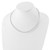 18 inch Sterling Silver 4mm Round Cubetto Omega Chain Necklace