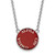 Image of 18" Sterling Silver Alpha Chi Omega Small Pendant Necklace by LogoArt SS013ACO-18