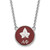 Image of 18" Sterling Silver Alpha Phi Small Enamel Pendant w/ Necklace LogoArt (SS043APH-18)