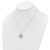 Image of 18" Sterling Silver Antiqued Heart Remembrance Urn Ash Holder Necklace