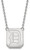18" Sterling Silver Duquesne University Large Pendant w/ Necklace by LogoArt