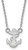 Image of 18" Sterling Silver Navy Small Pendant w/ Necklace by LogoArt
