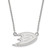 18" Sterling Silver NHL Anaheim Ducks Small Pendant w/ Necklace by LogoArt