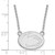 Image of 18" Sterling Silver Penn State University Small Pendant w/ Necklace by LogoArt