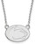 Image of 18" Sterling Silver Penn State University Small Pendant w/ Necklace by LogoArt