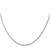 Image of 18" Sterling Silver Rhodium-plated 1.25mm Box Chain Necklace w/2in ext.