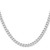 Image of 18" Sterling Silver Rhodium-plated 6mm Curb Chain Necklace